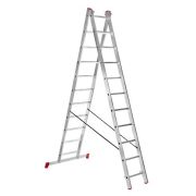 Лестница 2-х секционная алюминиевая 2*11