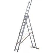 Лестница 3-х секционная алюминиевая 3*11