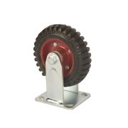 Колесо большегрузное неповоротное PF 160 150 мм резина с протектором (F)