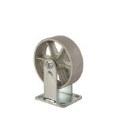 Колесо большегрузное неповоротное FCS 63 150 мм чугунное (F)