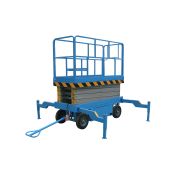 Подъемник ножничный передвижной с выдвижной платформой 500 кг 12/14 м TOR SJY-0,5-12 DC аккумуляторный