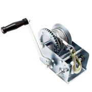 Лебедка ручная барабанная с тросом  600кг  10м оцинкованная TOR FD