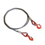 Буксир канатный TOR БТК 37,0 т 6,0 м опрессовка канат 27 мм (петля-петля)