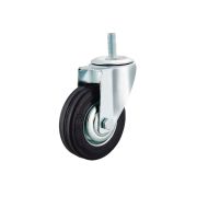 Колесо поворотное SCt 80 200 мм резина с болтом (N)